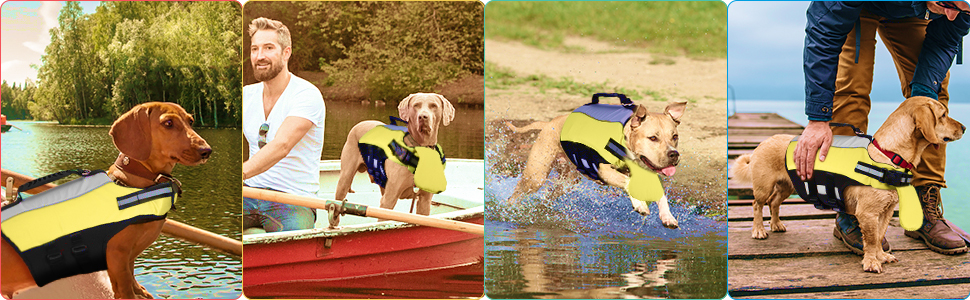 Dog Life Jacket for Swimming