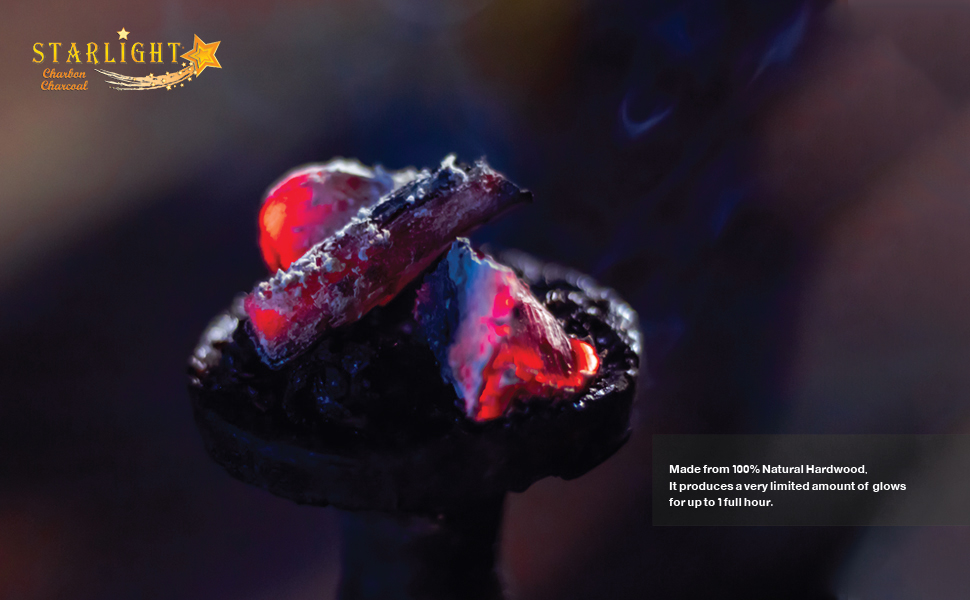 Starlight Charcoal Natural Oak Sindian Charcoal Instant