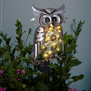 owl solar lights 