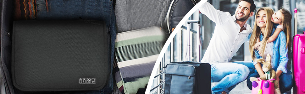 Neceser organizador de maquillaje