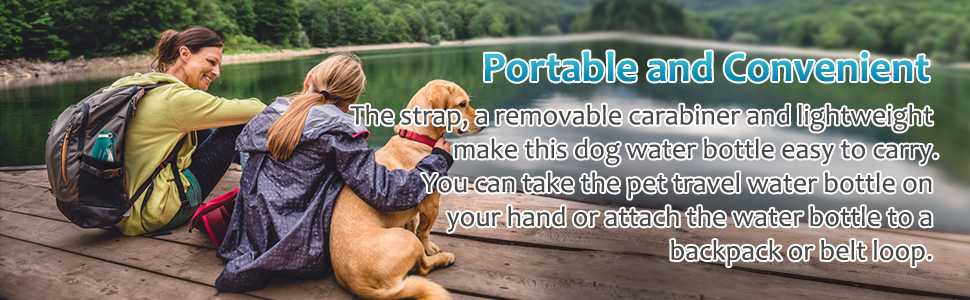 Portable and Convenient Pet Water Bottle