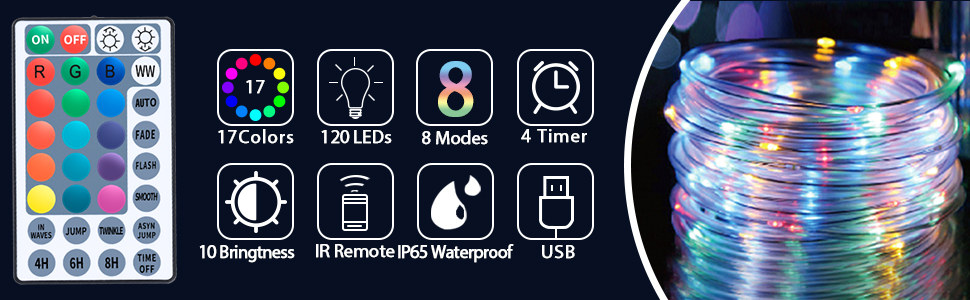 led rope lights indoor