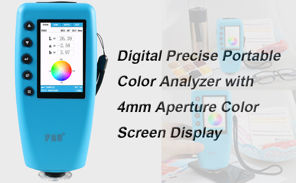 8mm Portable Color Analyzer Digital Precise Colorimeter