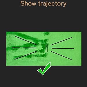 SHOW TRAJECTORY OF GOLF MAT