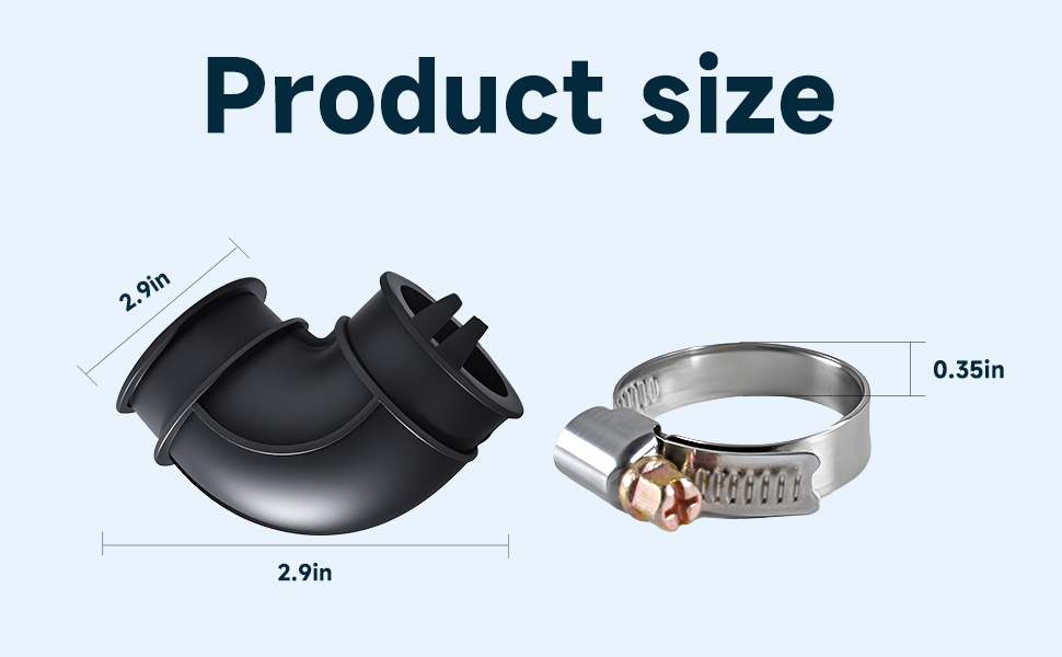 Wd24X33918 Dishwasher Elbow Hose Dishwasher Drain Hose Kit