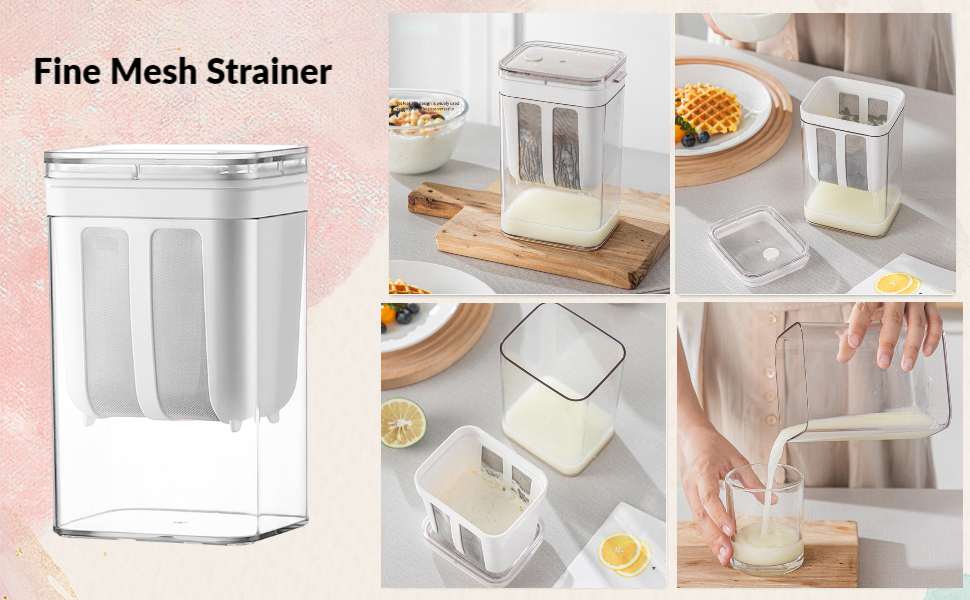 KLKCMS Yogurt Strainer Food Strainer Reusable Kitchen Tools