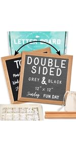 double sided letter board