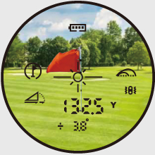 slope golf range finder