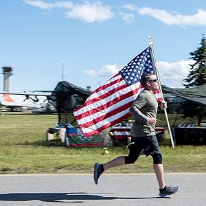 5 6 ft stainless steel flag pole kit with bracket for American flag outdoor house porch 3x5 flagpole