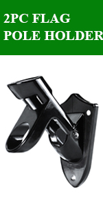 2PC Flag Pole Holder
