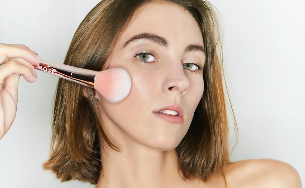 Rosé by Basicare Face Makeup Angled Blush & Contouring