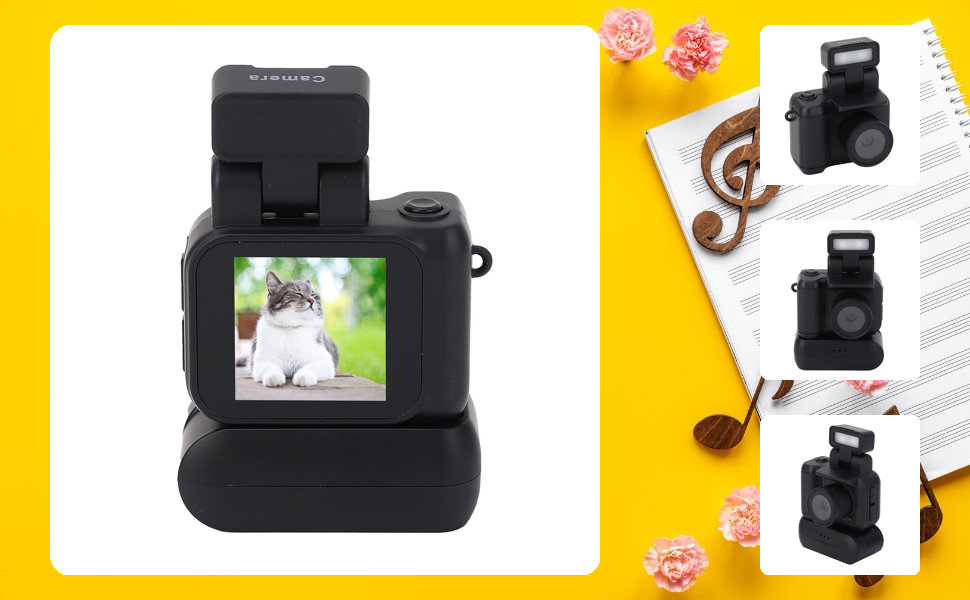 Amazon.co.jp: Mini Camera Keychain, 1080P Vintage Small Digital