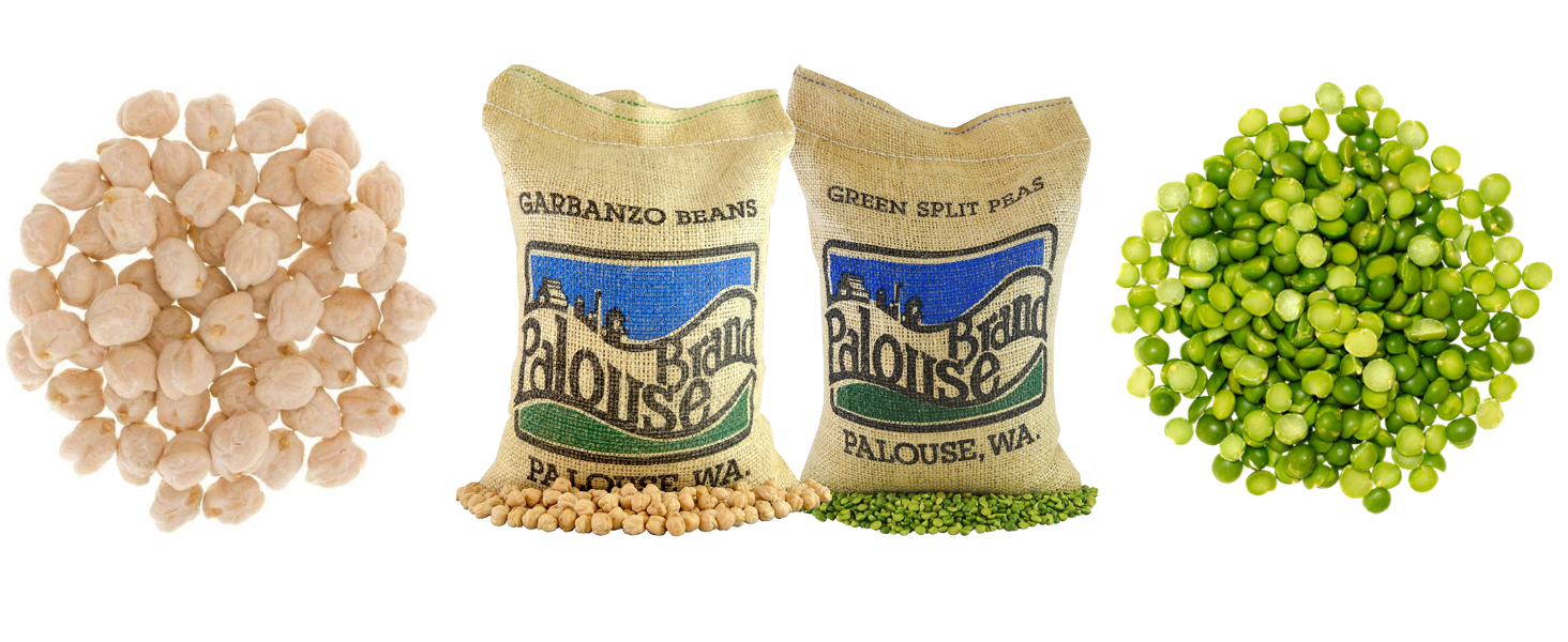 garbanzo beans chickpea green split peas dried bulk