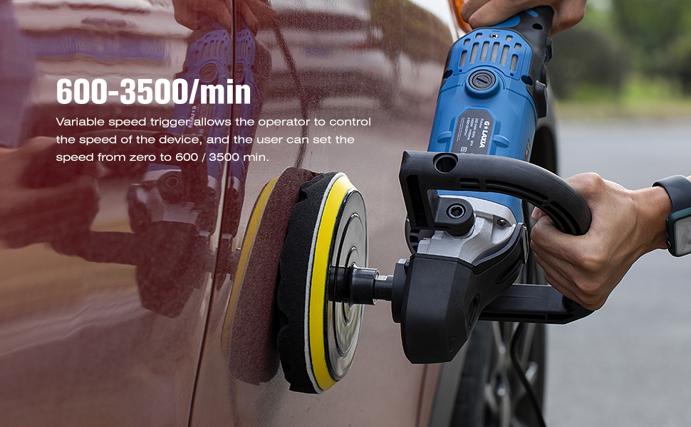 G LAXIA Polishers, Professional Polisher 1300W, Variable Speeds 600