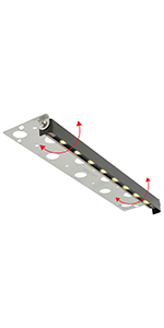 13 inch swivel hardscape lighting low voltage pavers step lights 12V wall landscape hardscape light 