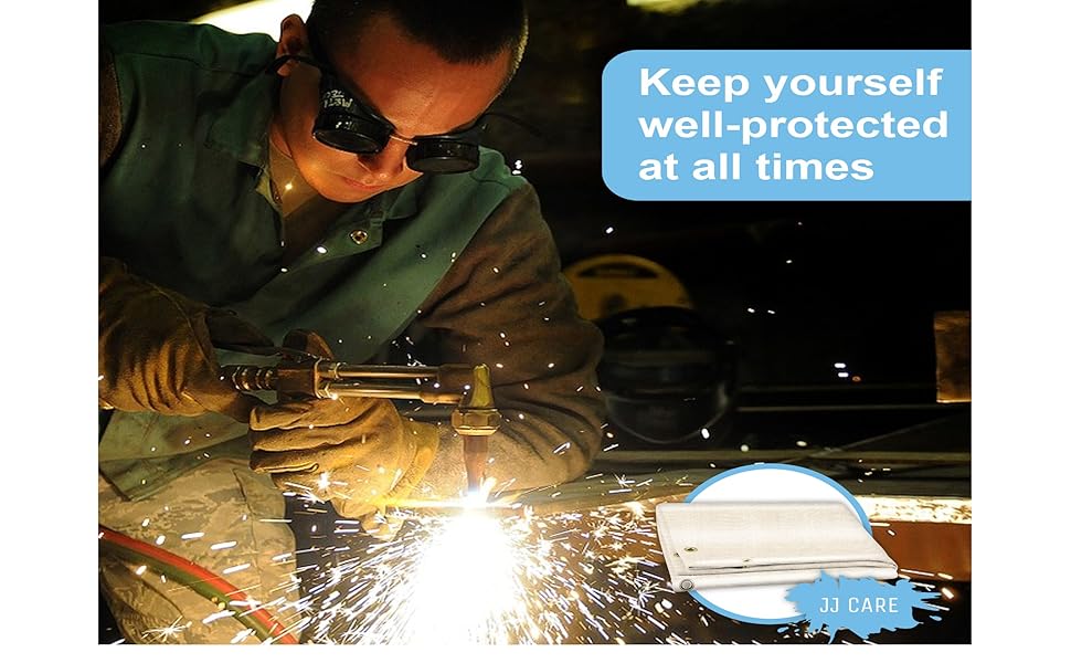 Amazon Com Premium 8x8 Ft Heavy Duty Welding Blanket 850gsm