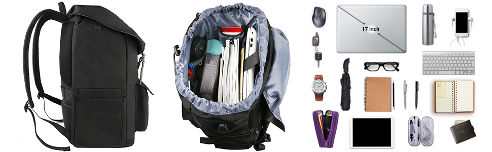 17 inch Large College School Bookbag