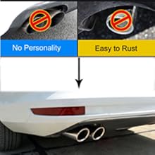 Car Exhaust Tail Tip Pipes 