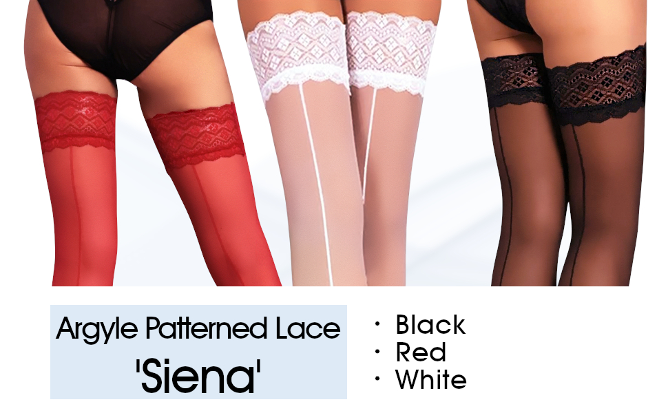Mila Marutti Seamed Thigh High Stockings