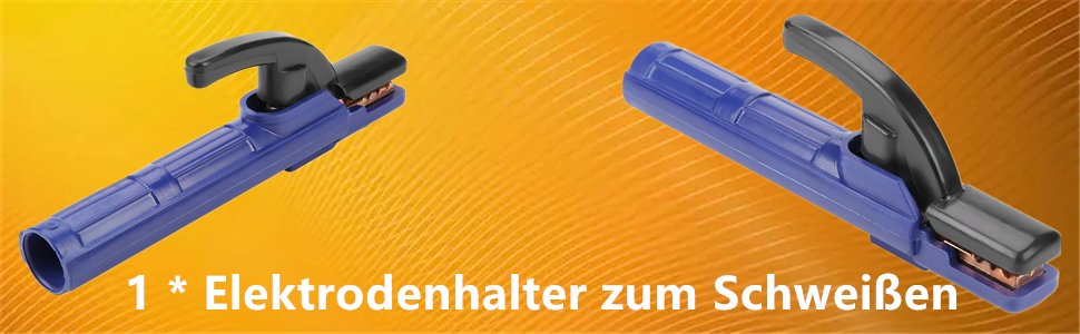 Pinza Portaelettrodi Per Saldatura - Morsetto In Rame 300A Con Manico Isolato