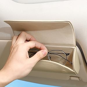 メガネケース Amazon.co.jp: ontto 車載サングラス収納 メガネボックス 車用