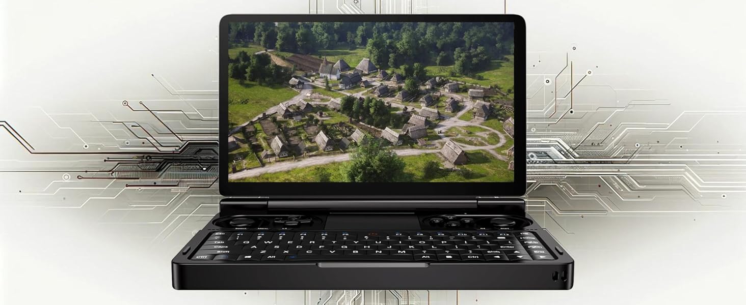 N*j様 GPD WIN Mini 2024(Ryzen7 8840U/32GB GPD WIN Mini 2024, Komputer do gier AMD Ryzen 7 8840U, 8C