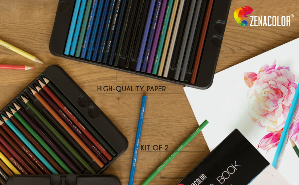 Zenacolor Watercolour Paper Pad Cold Pressed A4 Size for