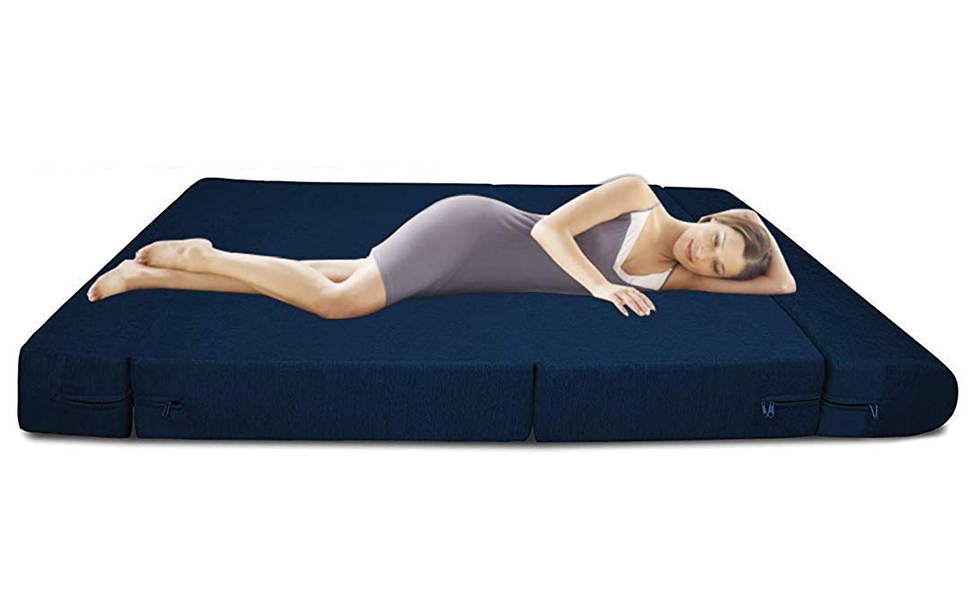 Aart Store Sofa Cum Bed Perfect for Guests Washable Cover 4' X 6