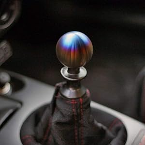 Burnt Titanium Finish JDM Sphere Shift Knob Universal Fit