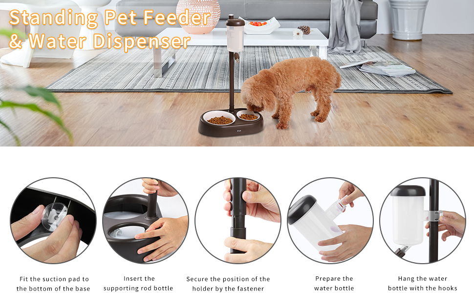 Pet automatic food feeder
