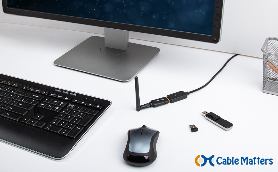 Cable Matters Active USB Extension Cable 16.4 ft / 5m (Active USB