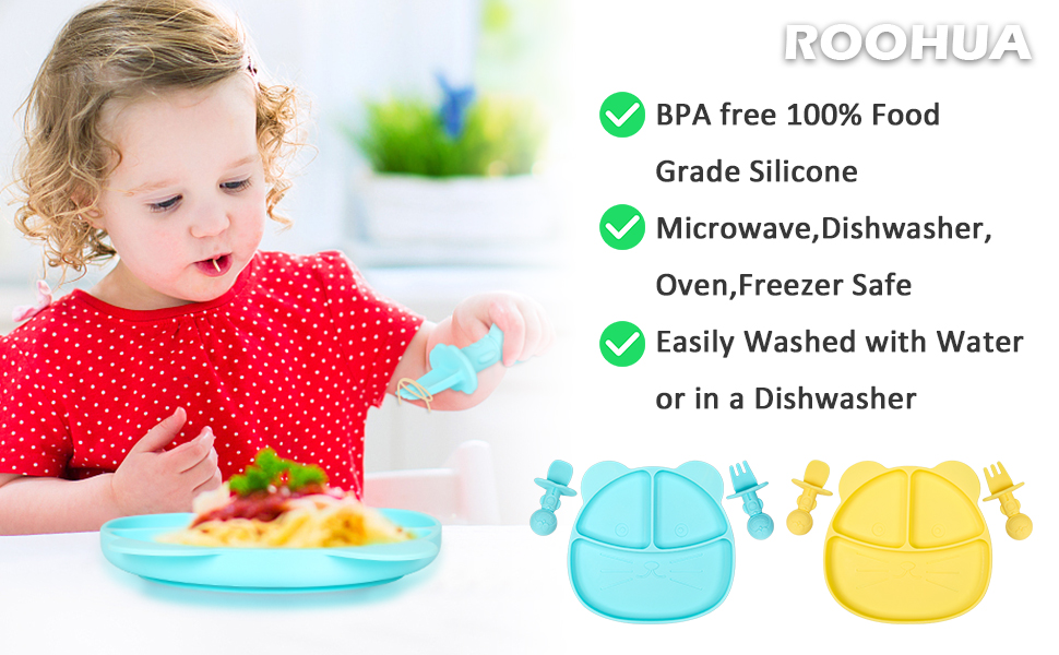 baby feeding plate