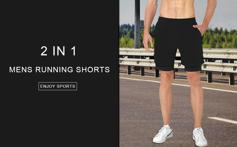 mens black workout shorts
