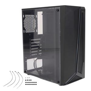 Amazon | ミドルタワー PCケース デスクトップシャーシ 高速転送