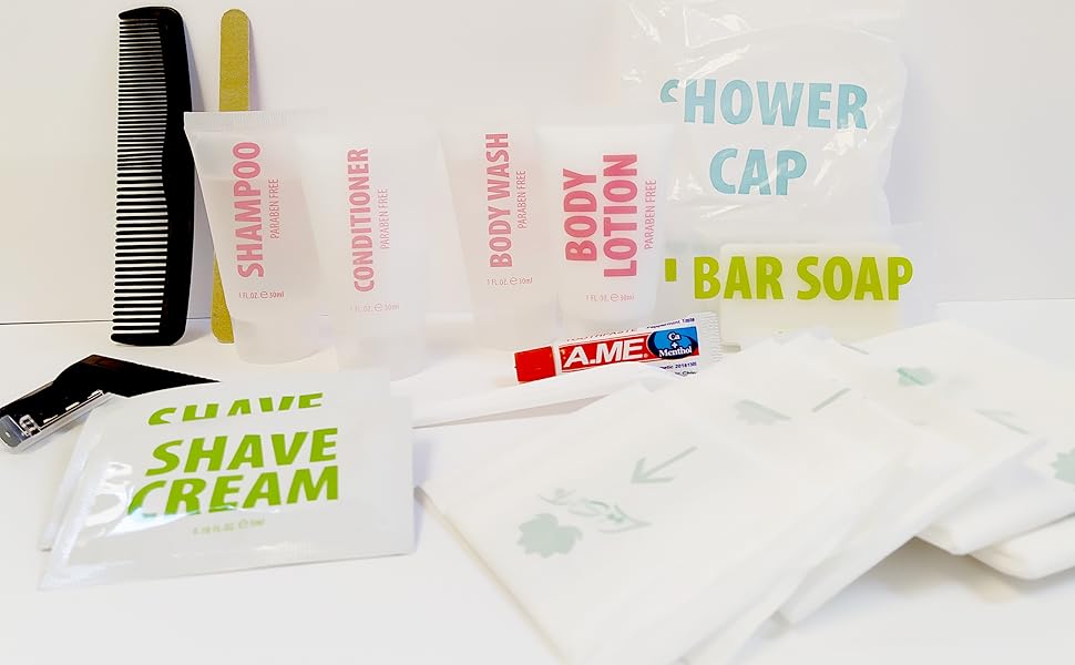 (48 Pack) Bulk Toiletry kits for Women, Homeless