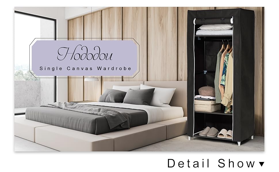 canvas wardrobe