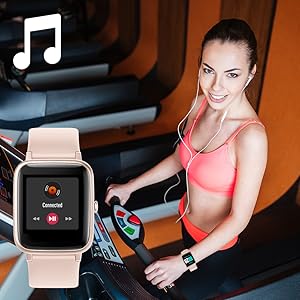 YONMIG Reloj Inteligente Mujer y Hombre, Smartwatch Impermeable ...