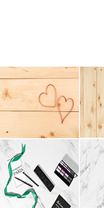 両面背景紙 大理石と木目