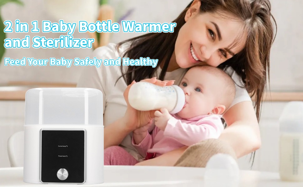 Fitconn 2 in 1 Baby Bottle Warmer & Sterilizer 2 1