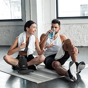 64oz insulated water bottle holder black