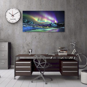 Amazon.com: Ruishi Aurora Borealis Canvas Wall Art Northern