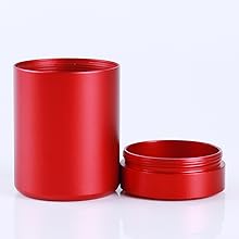 Amazon｜YUECAN 虹色蝶 アルミ缶 キャニスター お茶筒 コーヒー