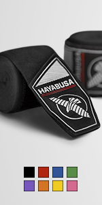 Image of black hand wraps