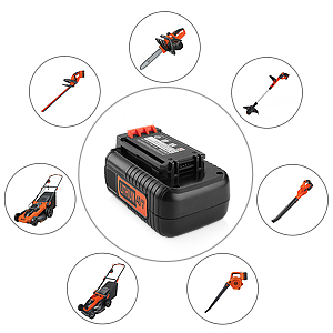 Black Decker 40V lithium Battery LCS40 Charger BLACK DECKER 40V Charger black+decker 40v battery