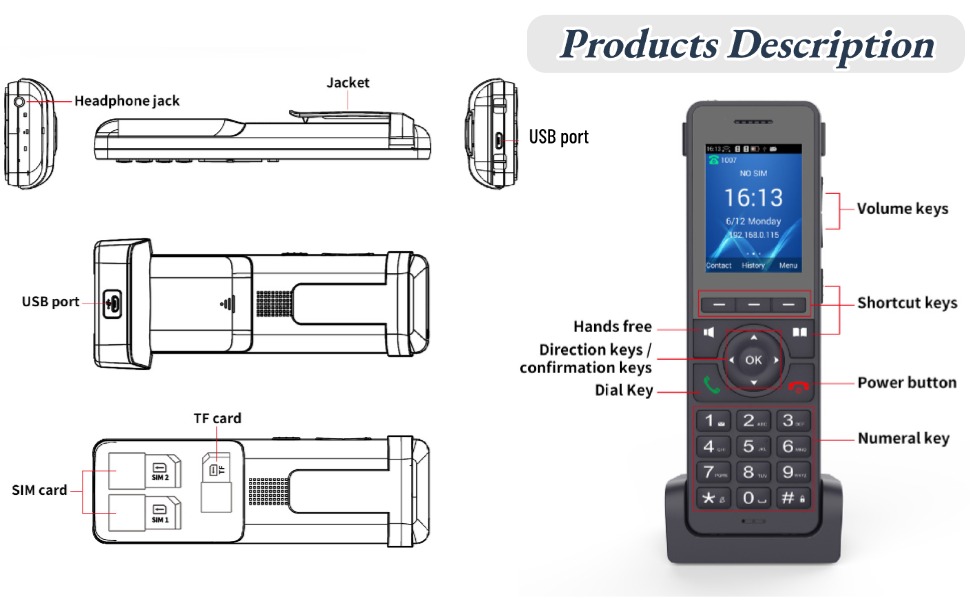 4G LTE Cordless Phone