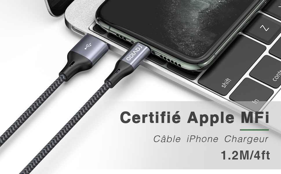 Cable Iphone Chargeur Iphone Raviad Certifie Mfi Fil Lightning Nylon Tresse Ultra Resistant Pour Iphone 11 11 Pro X Xs Xr 8 8 Plus 7 7 Plus 6s 6s Plus 6 6 Plus Se 5s 5 1 2m 4ft Gris Amazon Fr Commerce Industrie Science Cable Iphone Chargeur Iphone Raviad Certifie Mfi Fil Lightning Nylon Tresse Ultra Resistant Pour Iphone 11 11 Pro X Xs Xr 8 8 Plus 7 7 Plus 6s 6s Plus 6 6 Plus Se 5s 5 1 2m 4ft Gris Amazon Fr Commerce Industrie Science