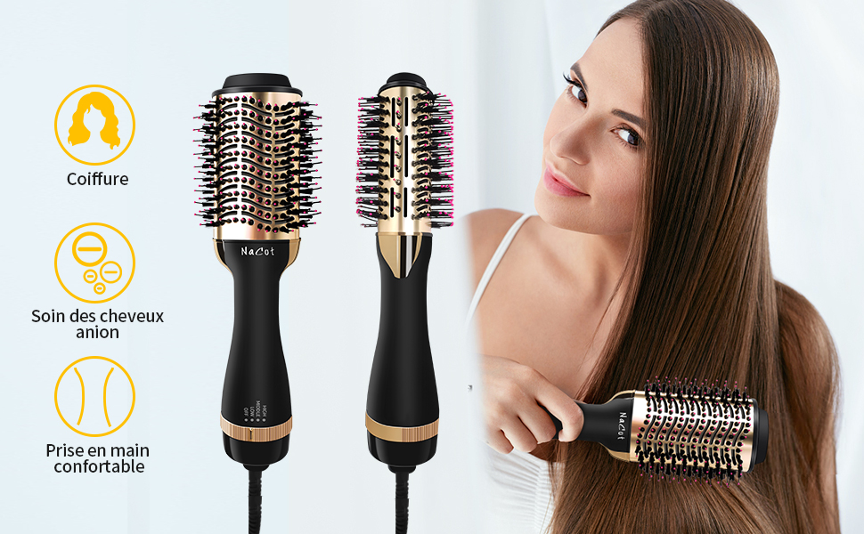 Brosse chauffante pour cheveux crépus Clearance