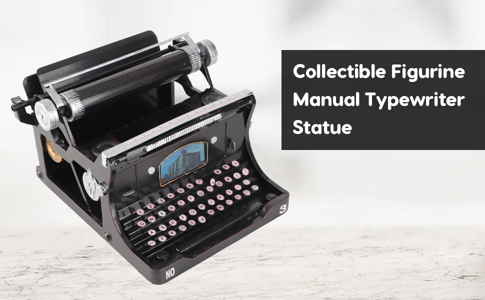 アンティーク文具 Amazon.com: DAUZ Retro Typewriter Model, Retro Vintage