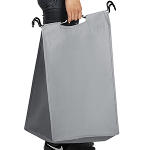 SONGMICS Wäschekorb auf Rollen, Wäschesortierer mit 4 abnehmbaren