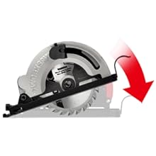 WORX Scie Circulaire Sans Fil 18V(20V MAX), Batterie Powershare, WX527.1 17 scie circulaire coupe bois sans fil électrique lame main guide parallèle outil outillage puissant